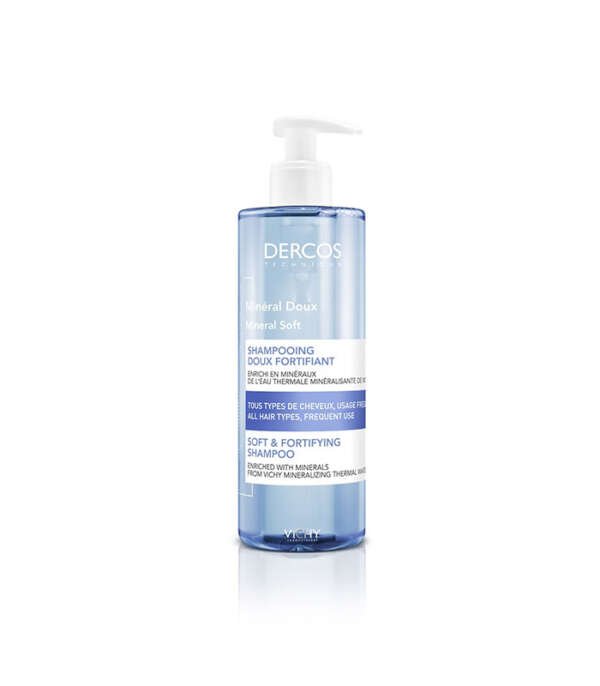 Dercos Mineral Soft Fortifying Shampoo 400ml