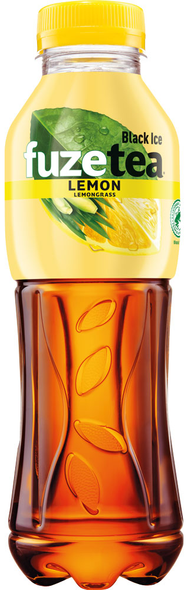 FUZETEA Black Ice Tea Lemon Lemongrass PET 500 ml